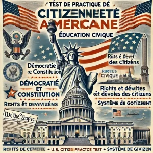 US Citizenship Civics Practice Test in French 2025